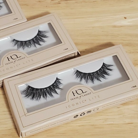 3X House of Lashes, Iconic Lite False Eyelashes, NIB - Picture 3 of 3